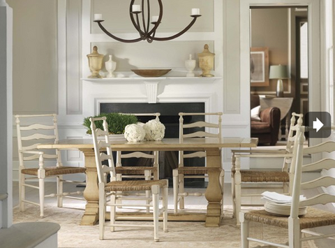 Lake Tahoe Dining Table in Carmel Chew - Retail $5,148.00