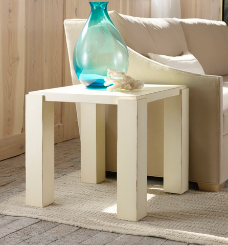 Transitions Modern End Table in Vanilla Bean - Retail $1,494.00