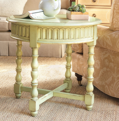 Lake Oconee End Table in Key Lime Pie - Retail $2,040.00
